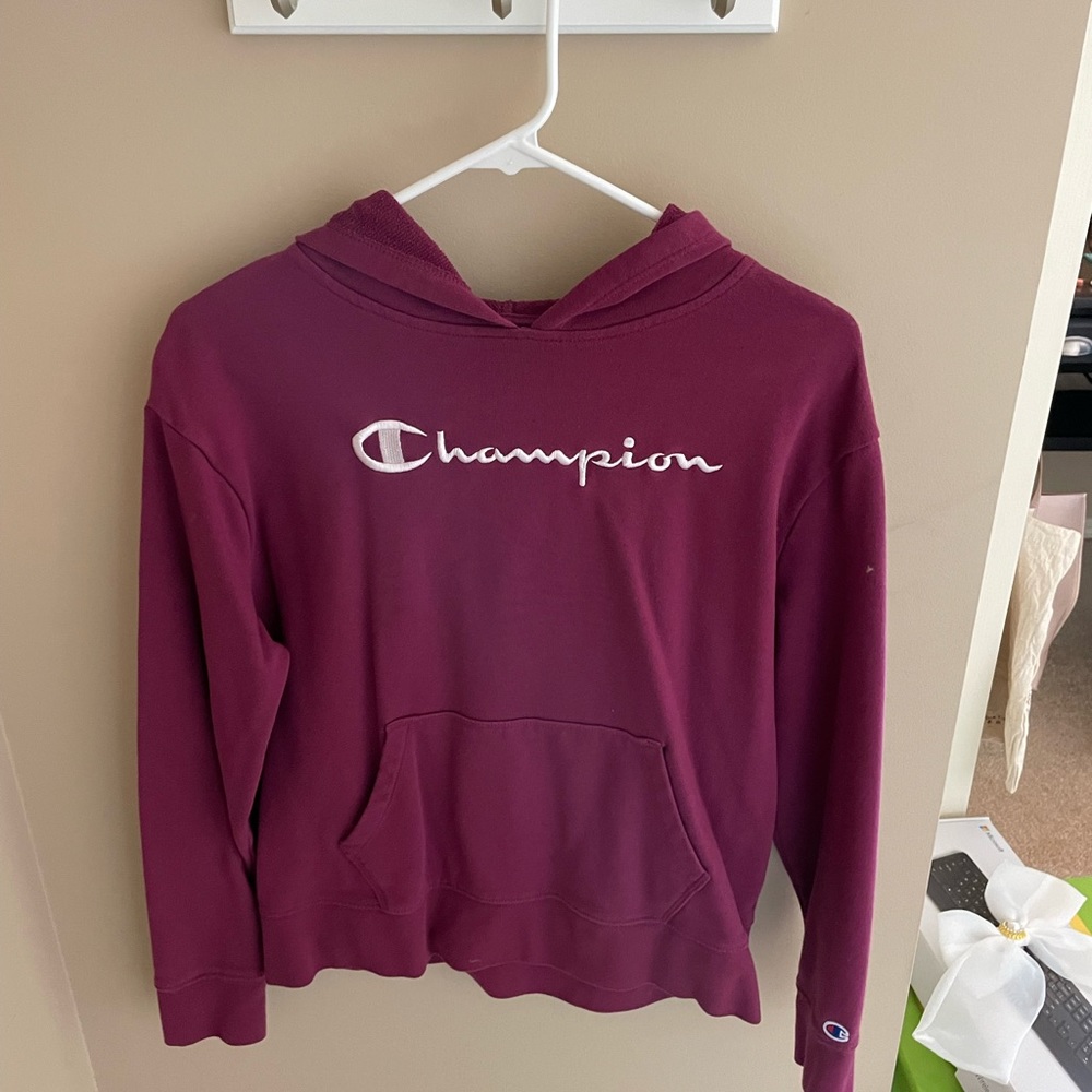 Fuschia Champion Hoodie